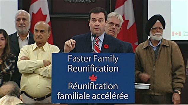 Jason Kenney, ministre de l'Immigration du Canada