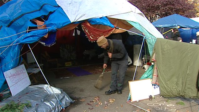 Une indignée de Vancouver
