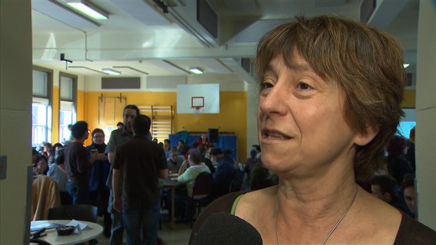 La présidente et porte-parole de Québec solidaire Françoise David