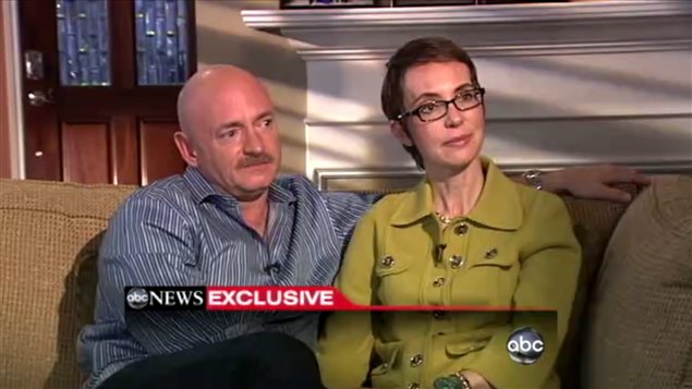 Gabrielle Giffords et son mari, l'astronaute Mark Kelly, sur les ondes d'ABC