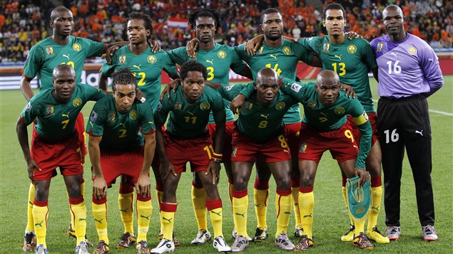 L'équipe du Cameroun à la Coupe du monde 2010