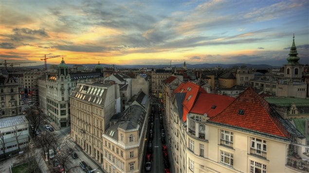 Paysage de Vienne, capitale de l'Autriche