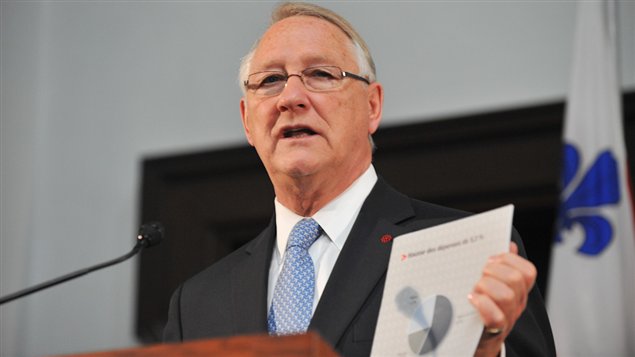 Le maire Tremblay présente le nouveau budget de Montréal.