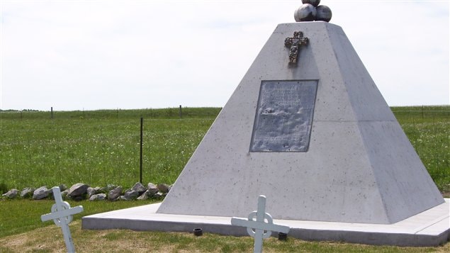Le monument commémoratif à Kapuskasing