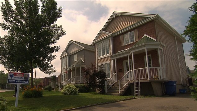 Une maison en vente sur la rive-sud de Montréal