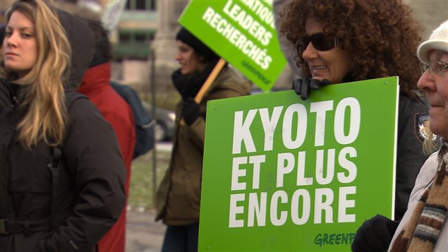 Des manifestants à Montréal, samedi