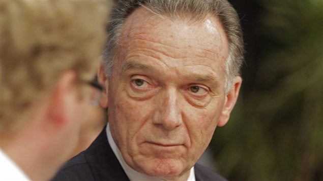 Le ministre canadien de l'Environnement, Peter Kent, à Durban, en Afrique du Sud