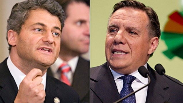 Gérard Deltell et Francois Legault