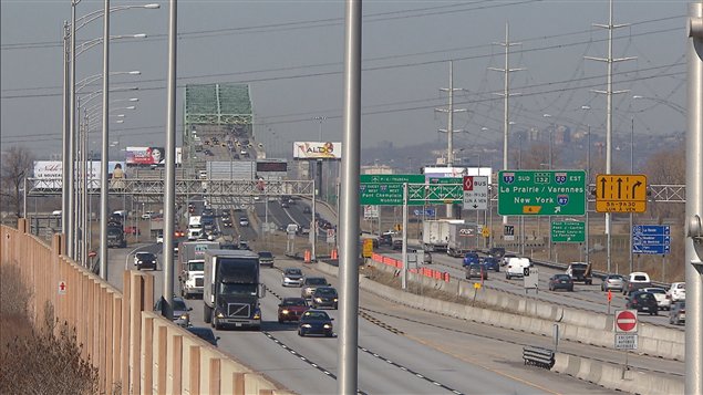 Circulation sur le pont Champlain