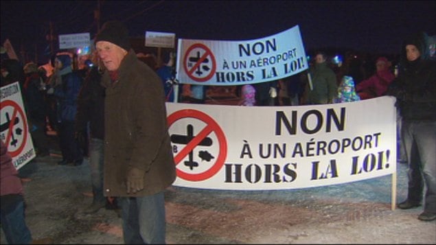 Manifestation des citoyens de Neuville