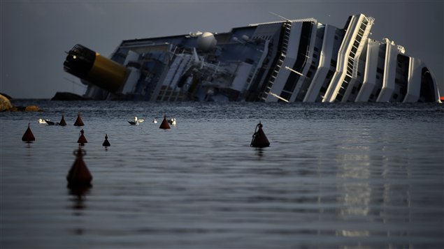 L'épave du Costa Concordia