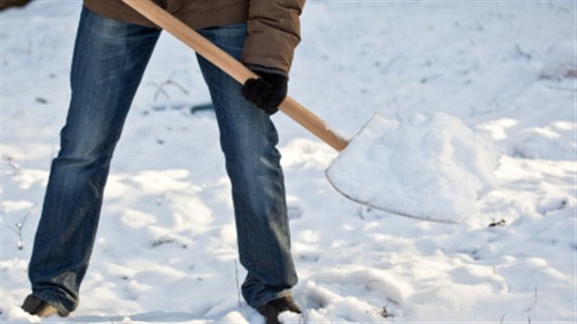 Pelletage de la neige