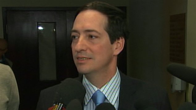 Le leader parlementaire du Parti québécois, Stéphane Bédard