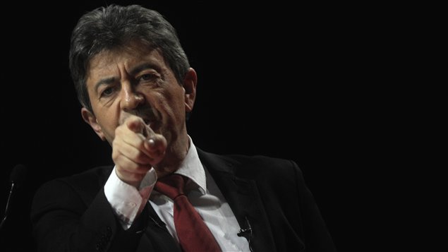 Jean-Luc Mélenchon, candidat pour le Parti de gauche à la présidentielle française de 2012