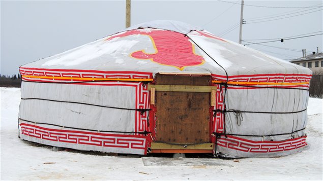 La yourte mongole à Attawapiskat