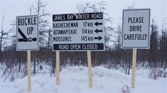 La route d'hiver entre Moose Factory et Attawapiskat brise l'isolement des communautés