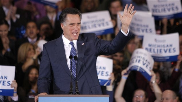 Mitt Romney remporte la primaire républicaine au Michigan