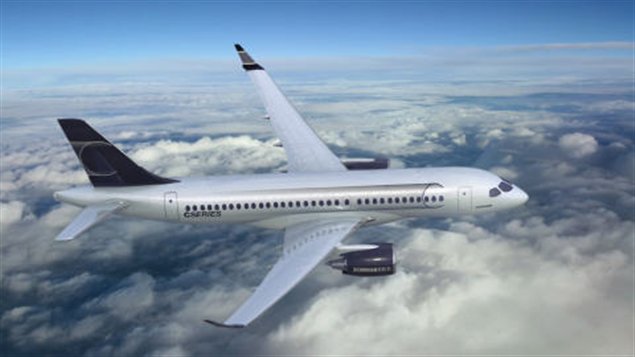Le dessin du futur CSeries de Bombardier