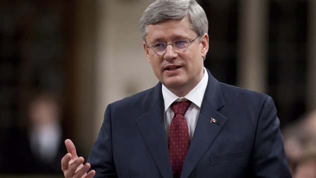 Le premier ministre Stephen Harper en Chambre