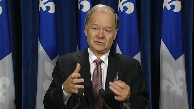 Le ministre des Finances Raymond Bachand