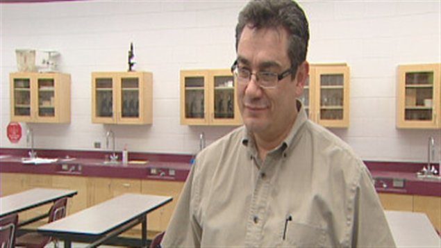 Le coordonnateur du programme de baccalauréat international au Collège Louis-Riel, Benoit Pellerin