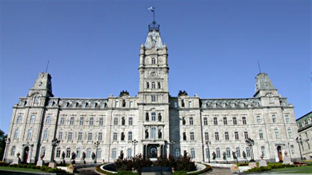 L'édifice du Parlement à Québec