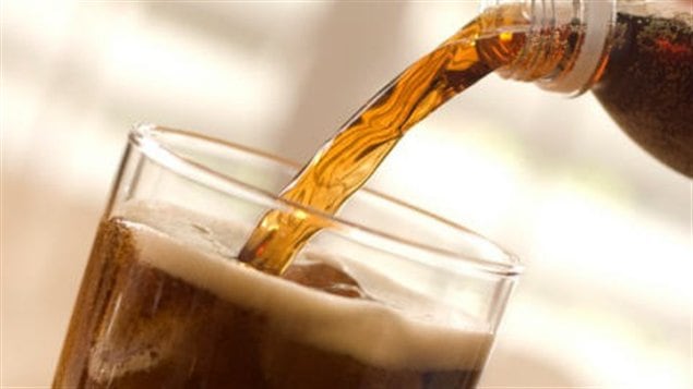 Une boisson gazeuse