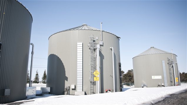 Usine de biométhanisation à Saint-Hyacinthe