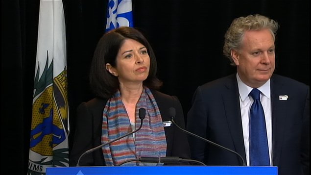Line Beauchamp et Jean Charest