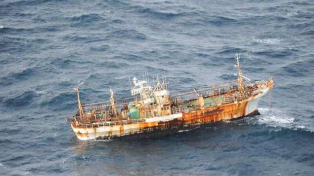 Un bateau de pêche emporté par le tsunami au Japon en mars 2011 a été repéré au large de la Colombie-Britannique.