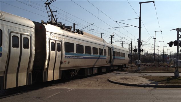 Un train de l'AMT