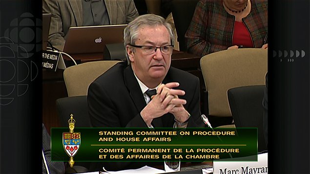 Le directeur général des élections du Canada, Marc Mayrand
