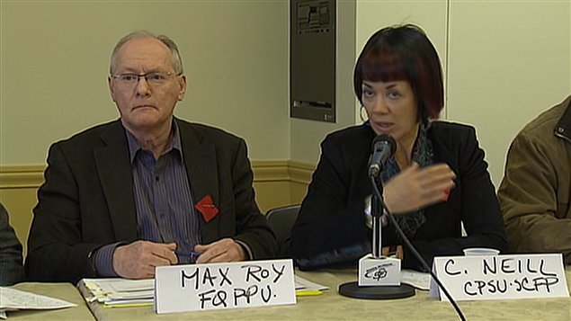 Max Roy, directeur de la FQPPU, et Carole Neill, directrice de la CPSU
