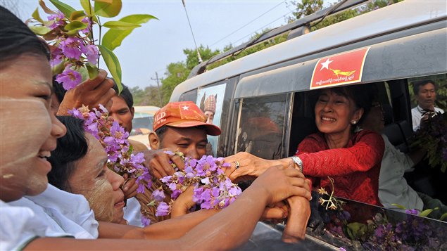 L'opposante birmane Aung San Suu Kyi.