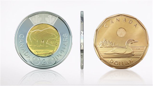 Nouvelles pièces de 1$ et 2$