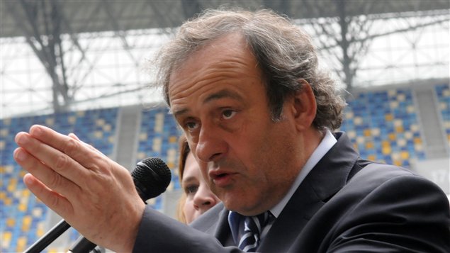 Michel Platini en Ukraine