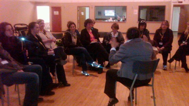 participants consultation avenir fransaskoisie Bellevue