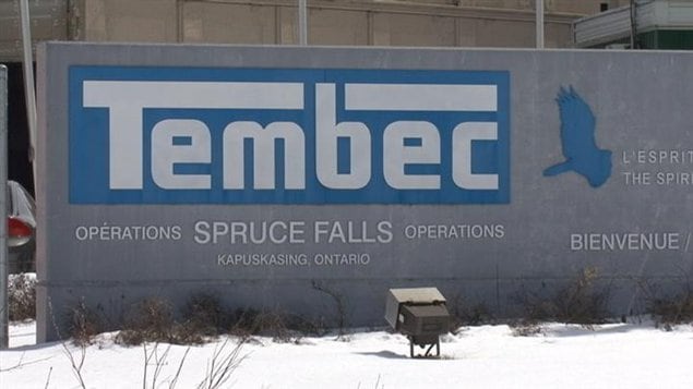 L'usine Tembec de Kapuskasing