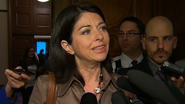 La ministre de l'Éducation du Québec, Line Beauchamp