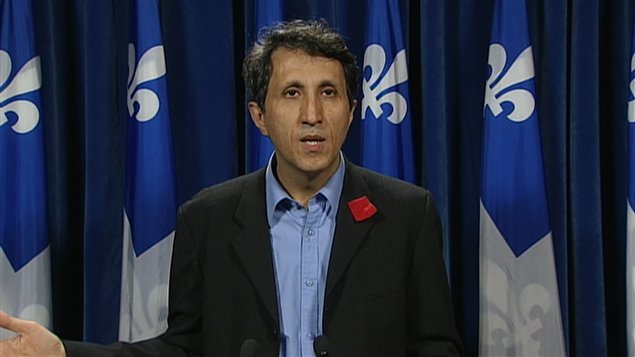 Amir Khadir, co-porte-parole de Québec solidaire