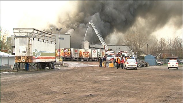 Incendie d'Olymel à Princeville : coûts importants pour la Municipalité ...