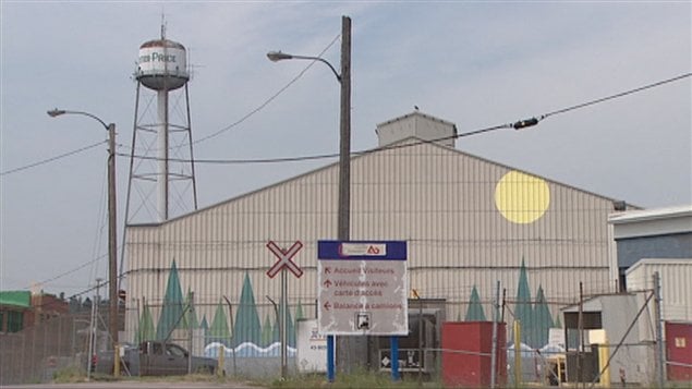 L'usine Kénogami de Produits forestiers Résolu