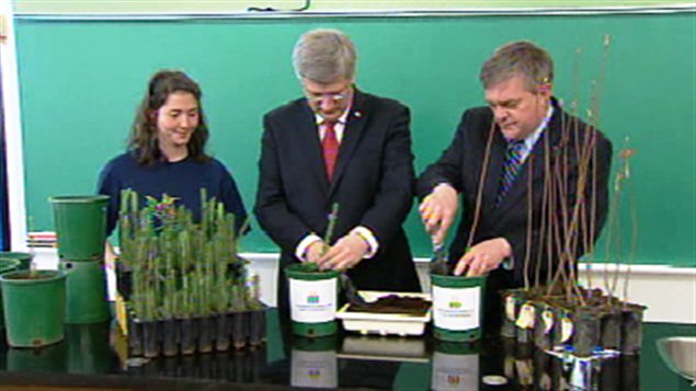 Stephen Harper et David Alward
