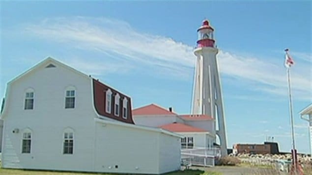 Phare de Pointe-au-Père, en Gaspésie