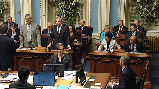 Le vote à l'Assemblée nationale sur le projet de loi spéciale, vendredi