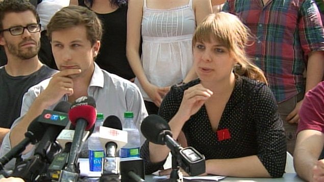Gabriel Nadeau-Dubois et Jeanne Reynolds