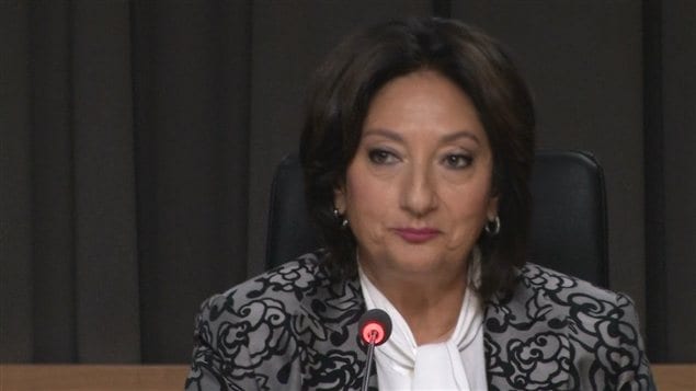 La commissaire Charbonneau