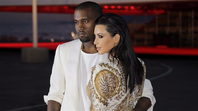Kanye West et Kim Kardashian à Cannes