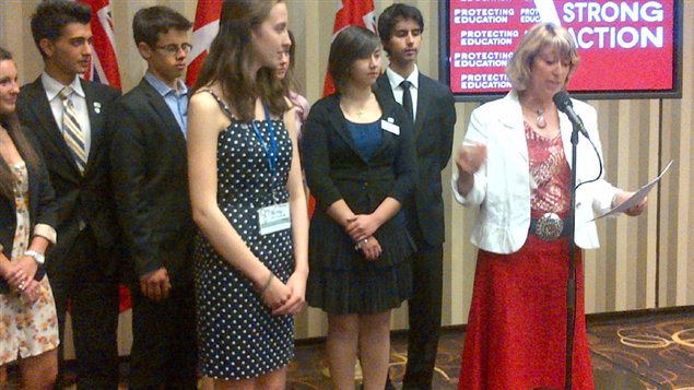 La ministre de l'Éducation, Laurel Broten