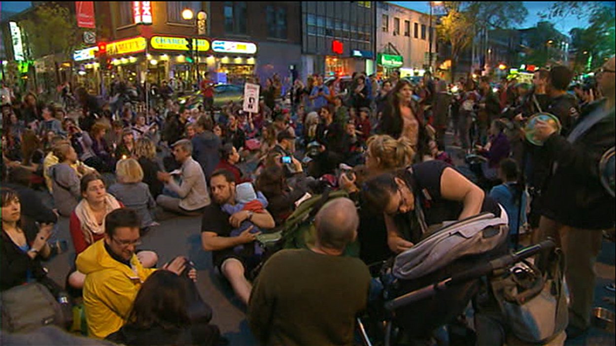 Sit in sur le Plateau-Mont-Royal.